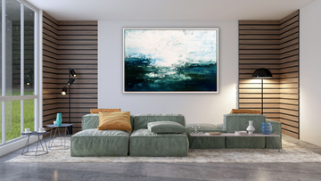 EMERALD - Canvas Painting by NOVOCUADRO ART COMPANY - view 3